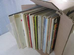 lot 290 image: (D-2) Box Full of Assorted Classical, Famous Movies and People Records