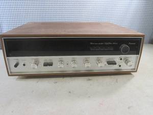lot 4 image: (A-2) Sansui 5000A Solid State Stereo Tuner Amplifier with Laminated Informational Sheet - Powers On