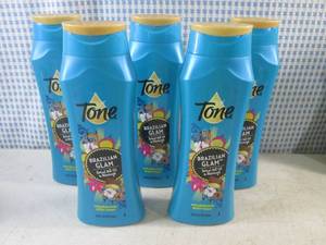 lot 25 image: (CS) 5 Bottles Tone Brazilian Glam Body Wash 16oz Bottles