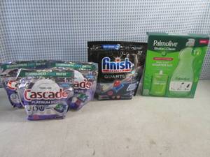 lot 33 image: (CS) Assorted Dishwasher Pods and Dish Soap Starter Kit