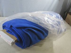 lot 58 image: (EW6) Royal Blue 60 Wide Fleece Material 12 Yards