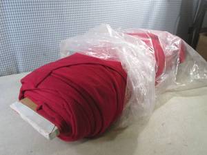 lot 61 image: (EW6) Red 60 Wide Fleece Material 10 Yards
