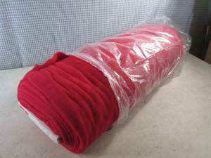 lot 62 image: (EW6) Red 60 Wide Fleece Material 6 78 Yards