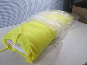 lot 63 image: (EW6) Bright Yellow 60 Wide Fleece Material 10 Yards