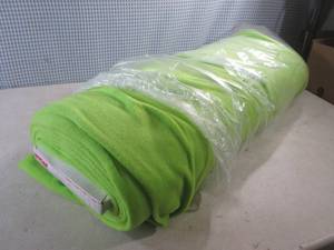 lot 66 image: (EW6) Lime 60 Wide Fleece Material 8 Yards