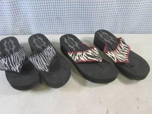 lot 79 image: (CSB) 2 Pair Roper Womens Shoes Size 9