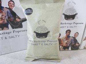 lot 95 image: (EC2) 18 Bags Sweet & Salty Robs Backstage Popcorn 3 Boxes of 6
