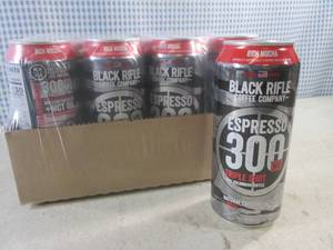 lot 130 image: (C-2) 12 Cans Black Rifle Rich Mocha Espresso 300 Triple Shot Columbian Coffee Best by Apr 2024