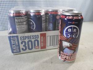 lot 133 image: (C-2) 12 Cans Black Rifle Berry Mocha Espresso 300 Arabica Coffee Best by Apr 2024