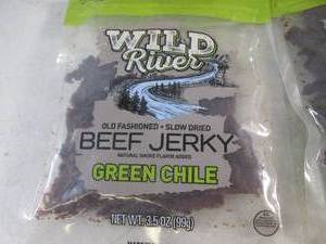lot 182 image: (B-3) 6 Bags Green Chile Beef Jerky Dates Vary