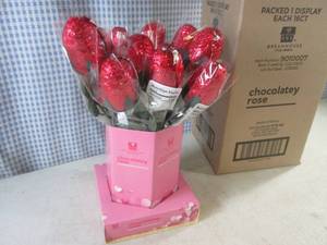 lot 196 image: (C-2) Display of 16 Chocolatey Roses Best by May 2024