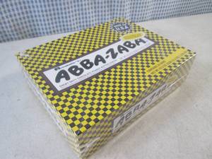 lot 202 image: (C-1) Box of 24 Abba-Zaba Chewy Taffy with Chocolate Peanut Butter Center Candy Bars Best by Oct 2023