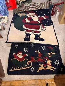 Set of Two Holiday Rugs