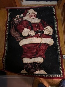 Holiday Santa Christmas Rug