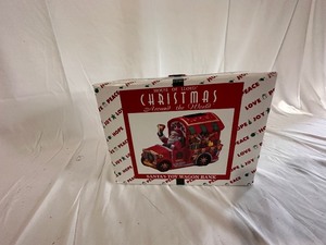 Vintage 1996 House of Lloyd Christmas Around the World Santas Toy Wagon Bank