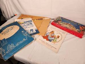 Variety of Vintage Christmas Sunday School Materials