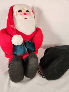Vintage Plush Santa