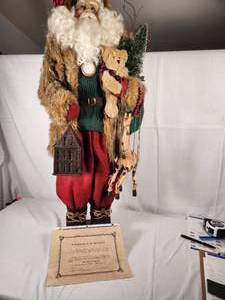 39 Santa with Fur Jacket - The Santa Claus - Numbered Edition with COA