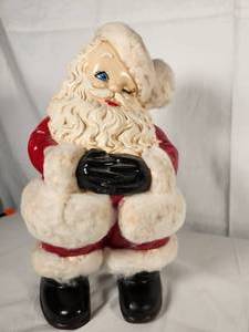 Vintage Winking Santa 15 Tall