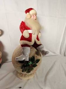 Vintage Santa on Snowball