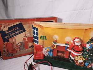 Royalite Night Before Christmas Light Up Scene