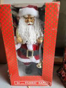 24 Fabric Santa
