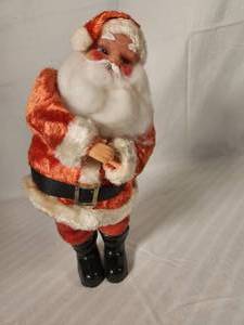 Vintage String Pull Santa