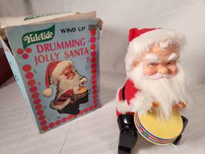 Drumming Jolly Santa Toy