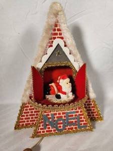 Vintage Christmas Diaorama Ornament