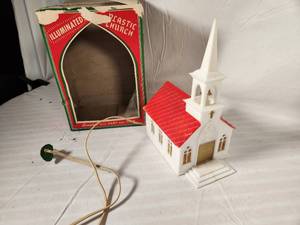 Illuminated Plastic Church
