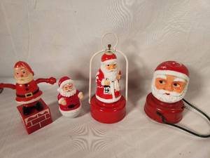 Variety of Light Up Santas