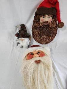 Three Santa Faces