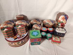Variety of New Christmas Tins