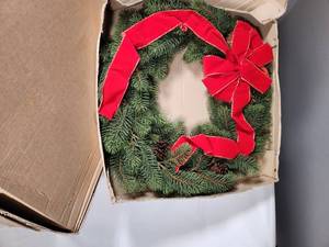 Four 22 Diameter Christmas Wreaths