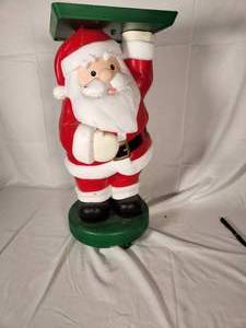 Vintage Santa Rolling Plant Stand 22 Tall