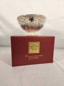 Lenox For the Holidays Winter Greetings Candy Dish