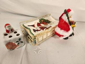 Santa Bathroom Accessories - Toothbrush Holder, Nightlight, Hand Towels