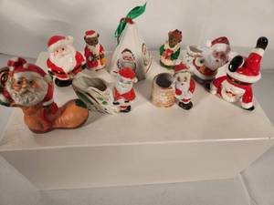 Variety of Small Santas