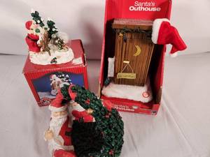 Santa Lot including Santas Outhouse