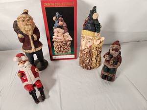 Lot of Santa Figurines
