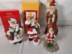 Lot of Santa Figurines