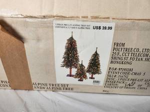 Alpine Tree Set in Box