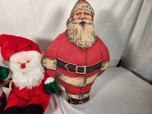 Vintage StuffedPlush Santas