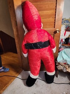 Vintage Plush Santa Approximately 48 Tall