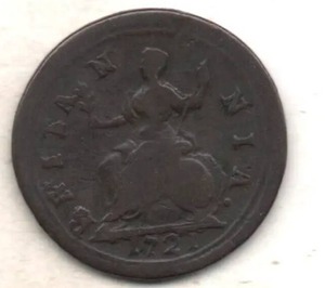 1721 Coin from Great Britain