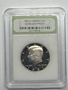 1987-S Gem Mint Half Dollar