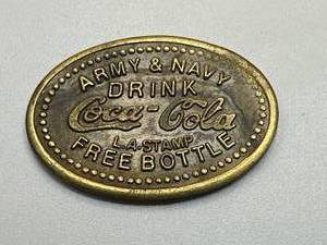 Army Navy Coca Cola Token