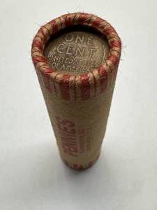 Unsearched Roll of Wheat Pennies