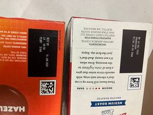 lot 104 image: Hazelnut and Breakfast Blend K-Cups