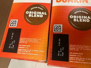 lot 58 image: Dunkin Donuts K-Cups